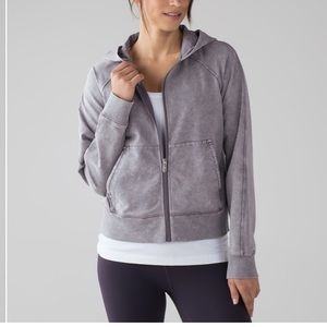 Lululemon | Loop Back Hoodie Gray Zip Jacket 8